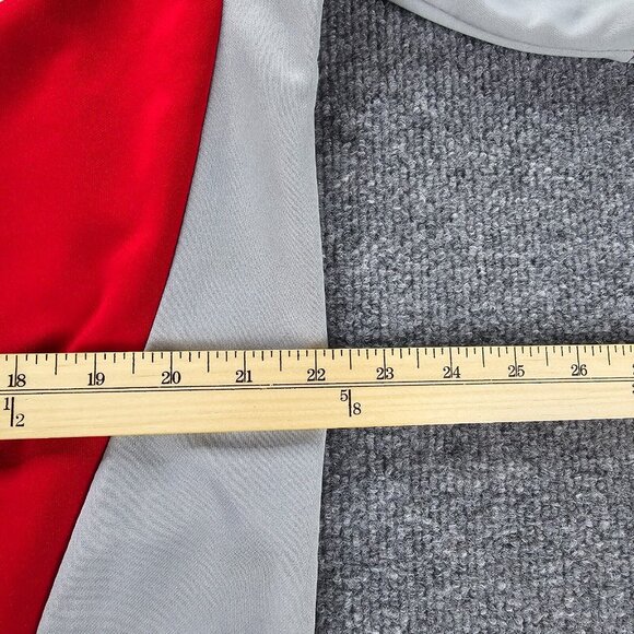 St Louis Cardinals Shirt Mens XL Red Gray 1/4 Zip Shirt Baseball Sports Training - Picture 5 of 9